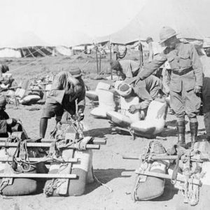 Campamento británico en Egipto