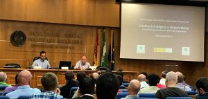 El Teniente Coronel Jose María Sante en su exposición