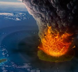 Imagen de erupción apocalíptica