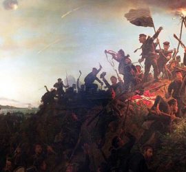 Pintura de la batalla de Als