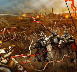 Carga de los húsares alados durante el sitio de Viena