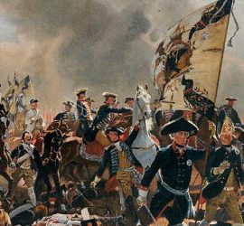 Federico en la batalla de Zorndorf