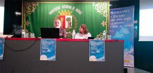 José Ramón Vallespín en la conferencia sobre los 500 años de la vuelta al mundo