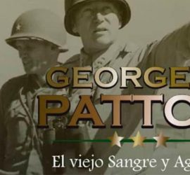 Parte del cartel de la conferencia sobre Patton