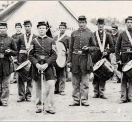 Banda unionista durante la Guerra de Secesión