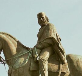 Estatua de Giuseppe Garibaldi en Roma