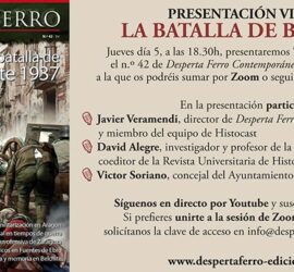 Invitación a la presentación de La batalla de Belchite 1937