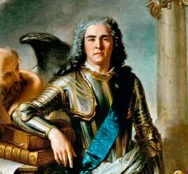 Retrato de Mauricio de Sajonia por Jean-Marc Nattier