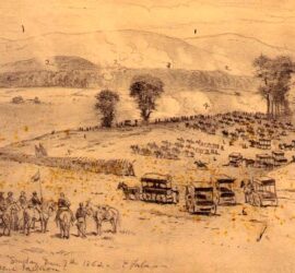 Dibujo de la batalla de Cross Keys