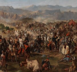 Pintura Batalla de las Navas de Tolosa por Francisco de Paula Van Halen