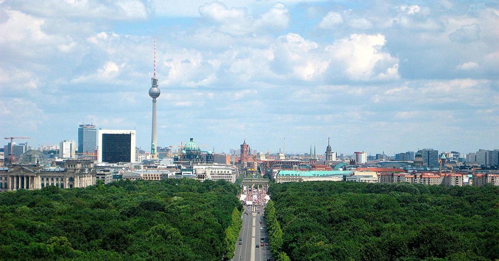 Skyline de la ciudad de Berlín