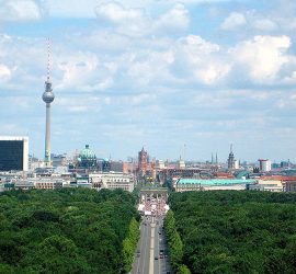 Skyline de la ciudad de Berlín
