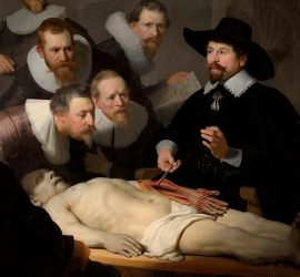 Pintura de Rembrant 'La lección de anatomía del Dr. Nicolaes Tulp'