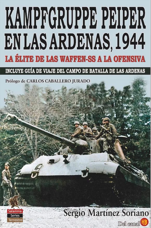 Portada del libro de Sergio Martínez Soriano, Kampfgruppe Peiper en las Ardenas