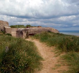 Bunkers y playas de Normandía fueron protagonistas durante la II Guerra Mundial